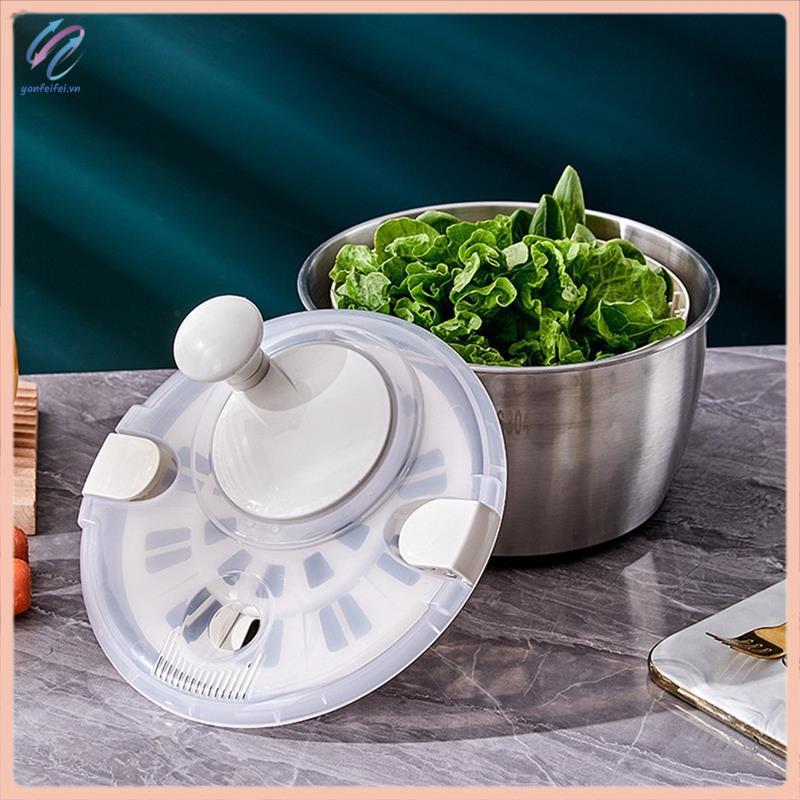 [yanfeifei.vn] Salad Spinner Fruit Spinner Lọc Nhà Bếp Salad Spinner, Spinner Xà lách, Máy Giặt Trái