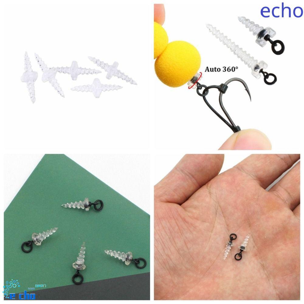 WELON 10 CÁI / 20 CÁI Boilies Dừng vít, 360° Xoay D-Rig Chod Giàn Khoan, Boilies Pop UP Cố Định Hai 