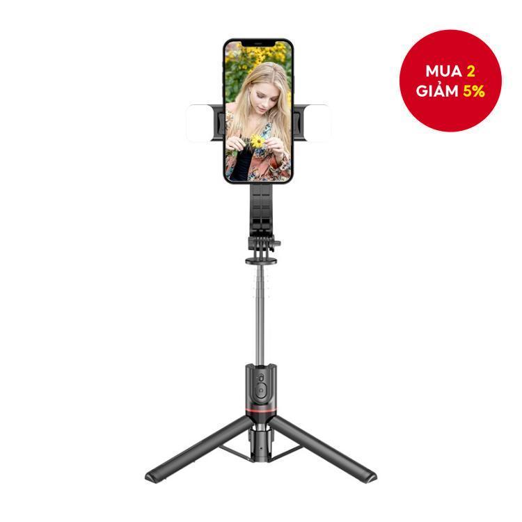 L13D Điều khiển từ xa Bluetooth có thể tháo rời đèn lấp đầy chân máy gậy tự sướng giá đỡ điện thoại