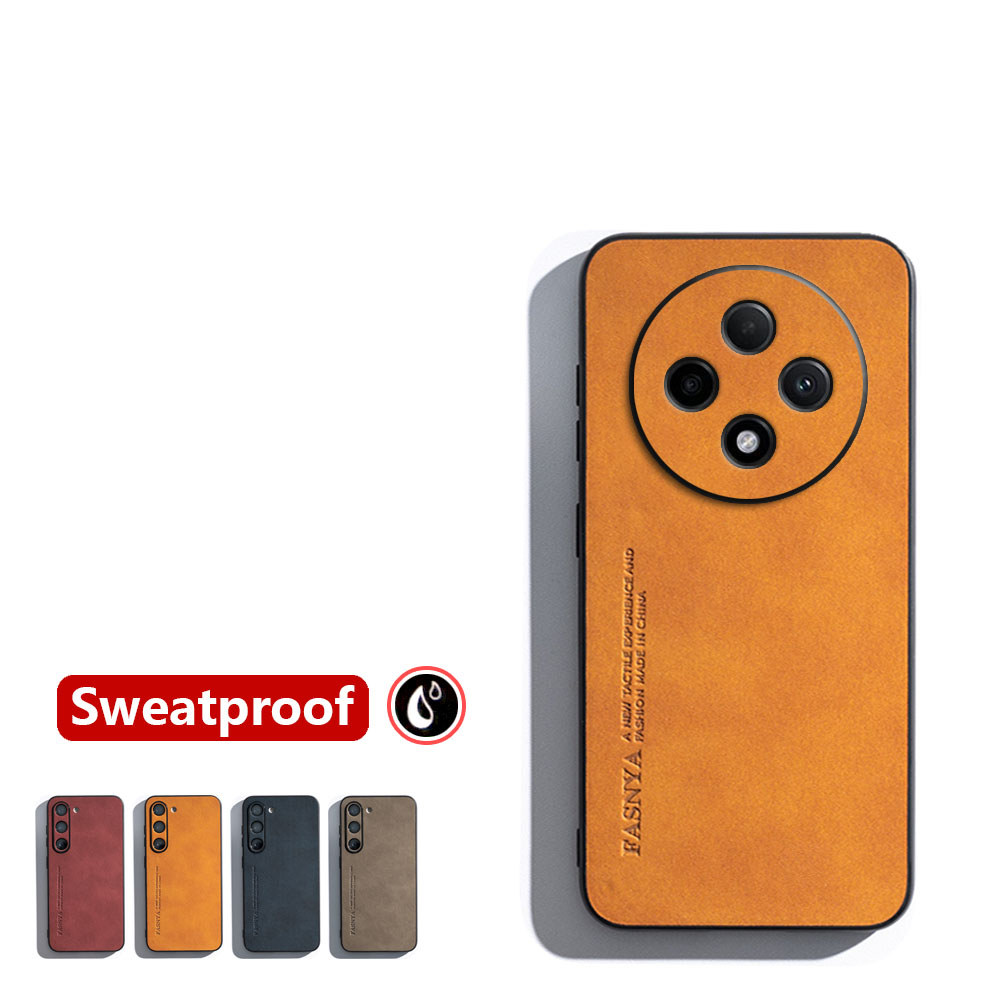 Cảm Giác Da Cho Oppo A3 Pro 5G CN F27 Pro + A3i Plus PJY110 PKA110 Vỏ Điện Thoại Da Retro Sang Trọng