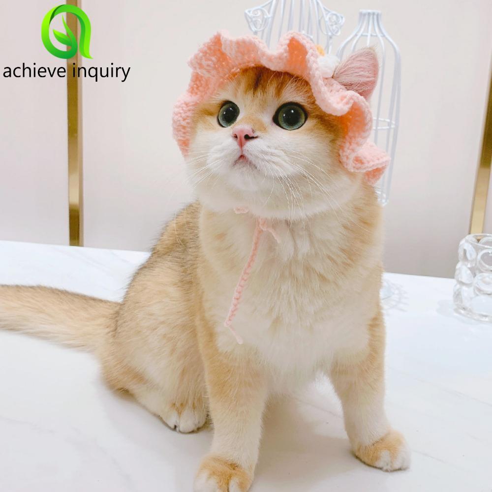 achieve inquiry ACHIEVE YÊU THÍCH Mũ Mèo Móc Dễ Thương Hoạt Hình Mùa Đông Handmade Mũ Ếch