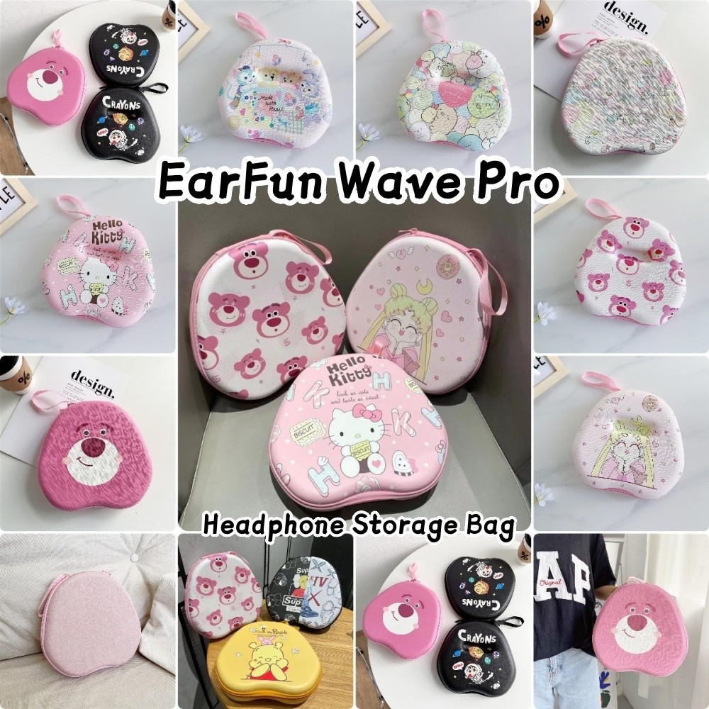 [Giao hàng nhanh] Dành cho tai nghe EarFun Wave Pro Vỏ cứng Tai nghe dòng phim hoạt hình tươi mát Ta