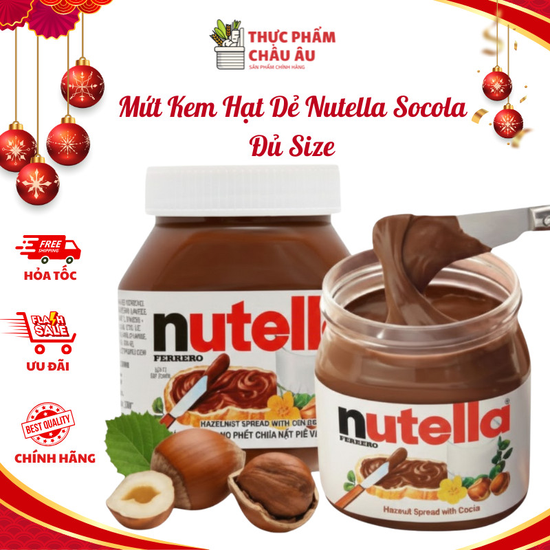 Nutella Đức Chính Hãng — 200g Đến 680g