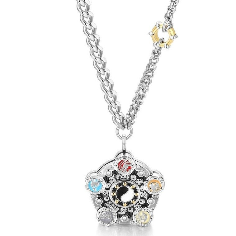 New Product#Armor Warrior Emperor Armor Belt Necklace Male Summoner Pendant Birthday Gift for Boyfri