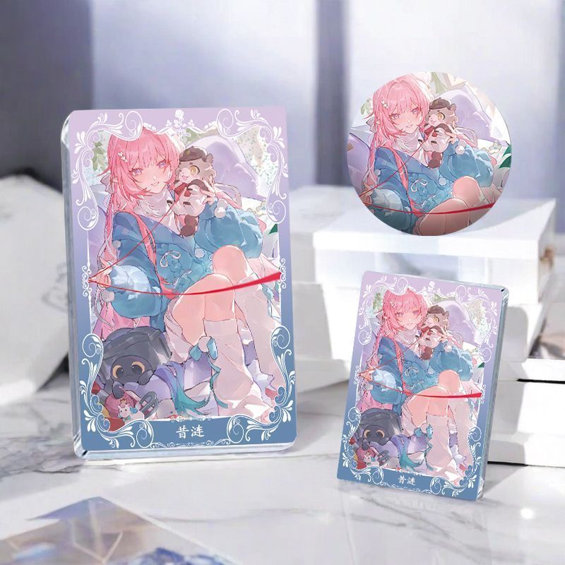 Honkai: Star Rail / Cyrene / Honkai Star Rail Long Lanh Thẻ Quà Tặng Huy Hiệu Đồ Trang Trí Đứng Thẻ 