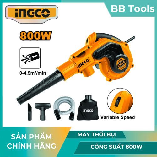 Máy thổi hút bụi 800W Ingco AB8008/AB8038