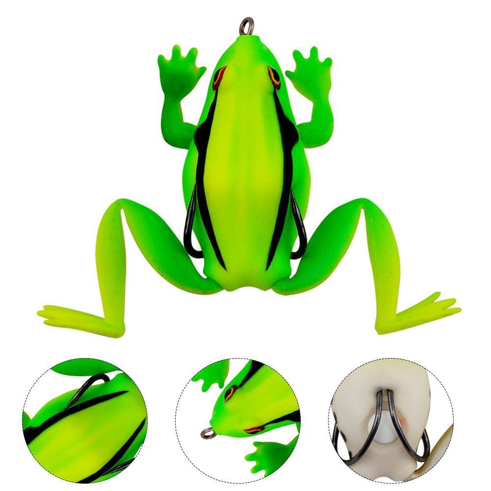 Mồi câu cá mềm nhựa, swim bait nổi dụ cá và ếch S9U4