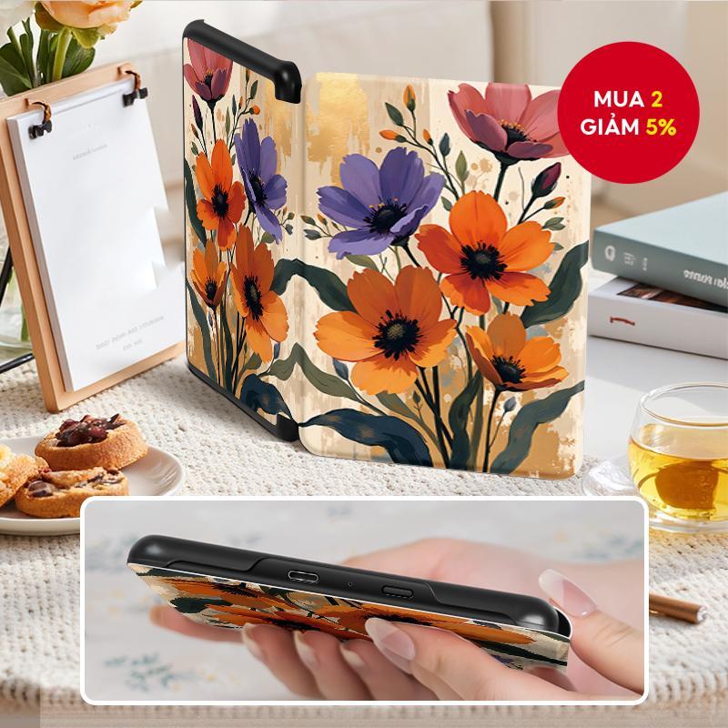 Ốp in hai mặt cho Kindle Gen 11, Kindle Paperwhite Gen 12, bảo vệ cao cấp, vật dụng tốt nghiệp.