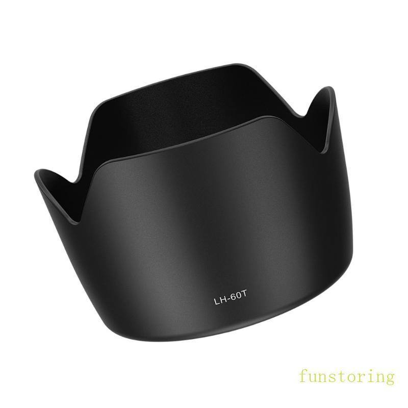FUN Lens Hood LH-60T Lens Shade Cover cho RF 75-300 EF-S 55-250 II Bảo vệ khỏi hư tổn ánh sáng không