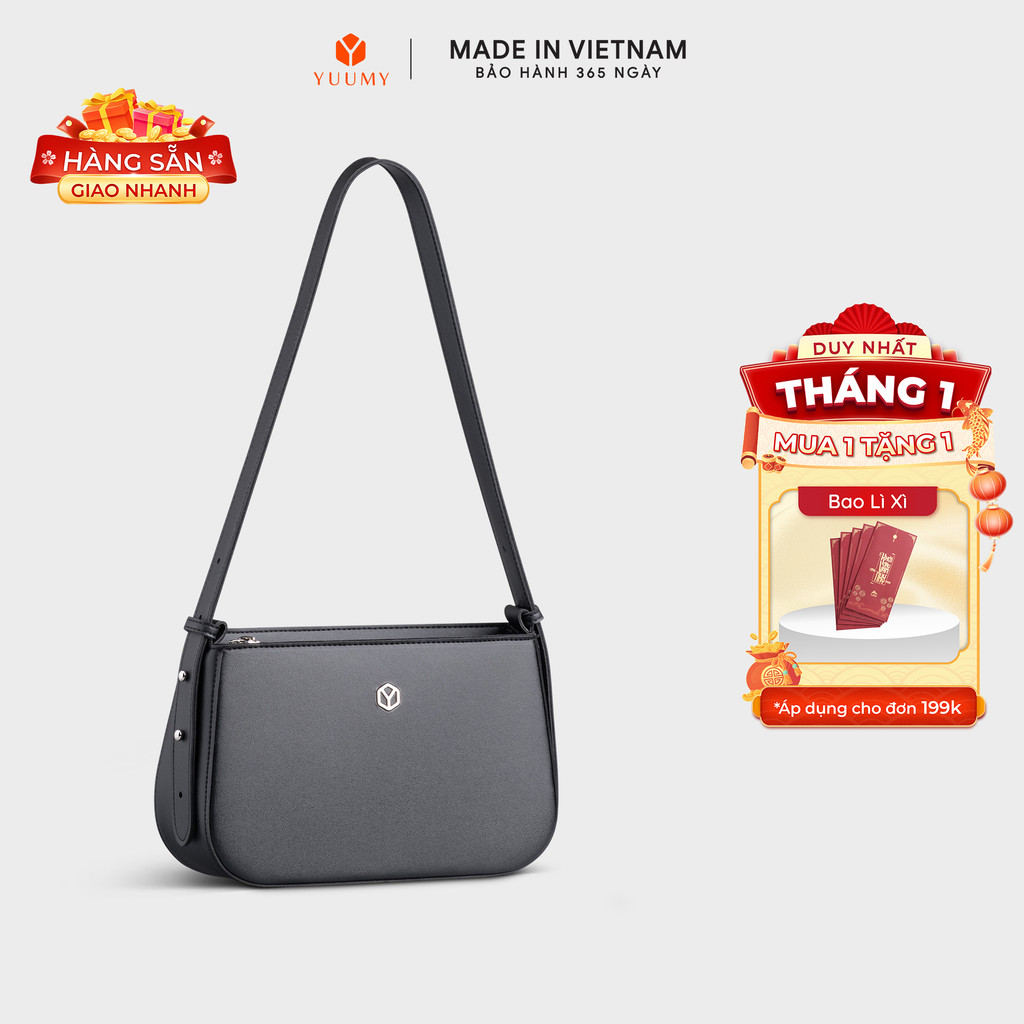 Túi Yuumy (Thời trang nữ đi chơi size 23 - Túi đeo vai da Seasand YN170)