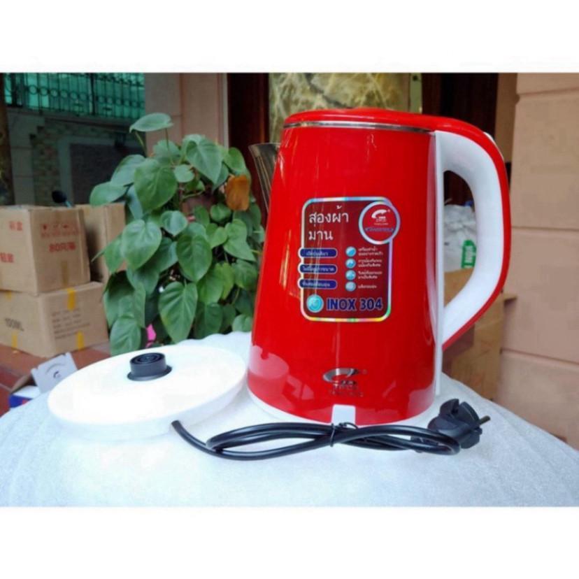 Ấm Siêu Tốc Thái Lan 2.5L Hàng Chính Hãng 2 Lớp Sôi Nhanh Tiết Kiệm Điện,am dien sieu toc