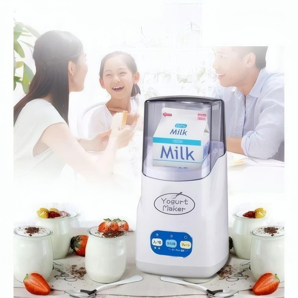 Máy làm sữa chua Yogurt Nhật Bản 3 nút tự động cao cấp thiết kế nhỏ gọn tiện lợi