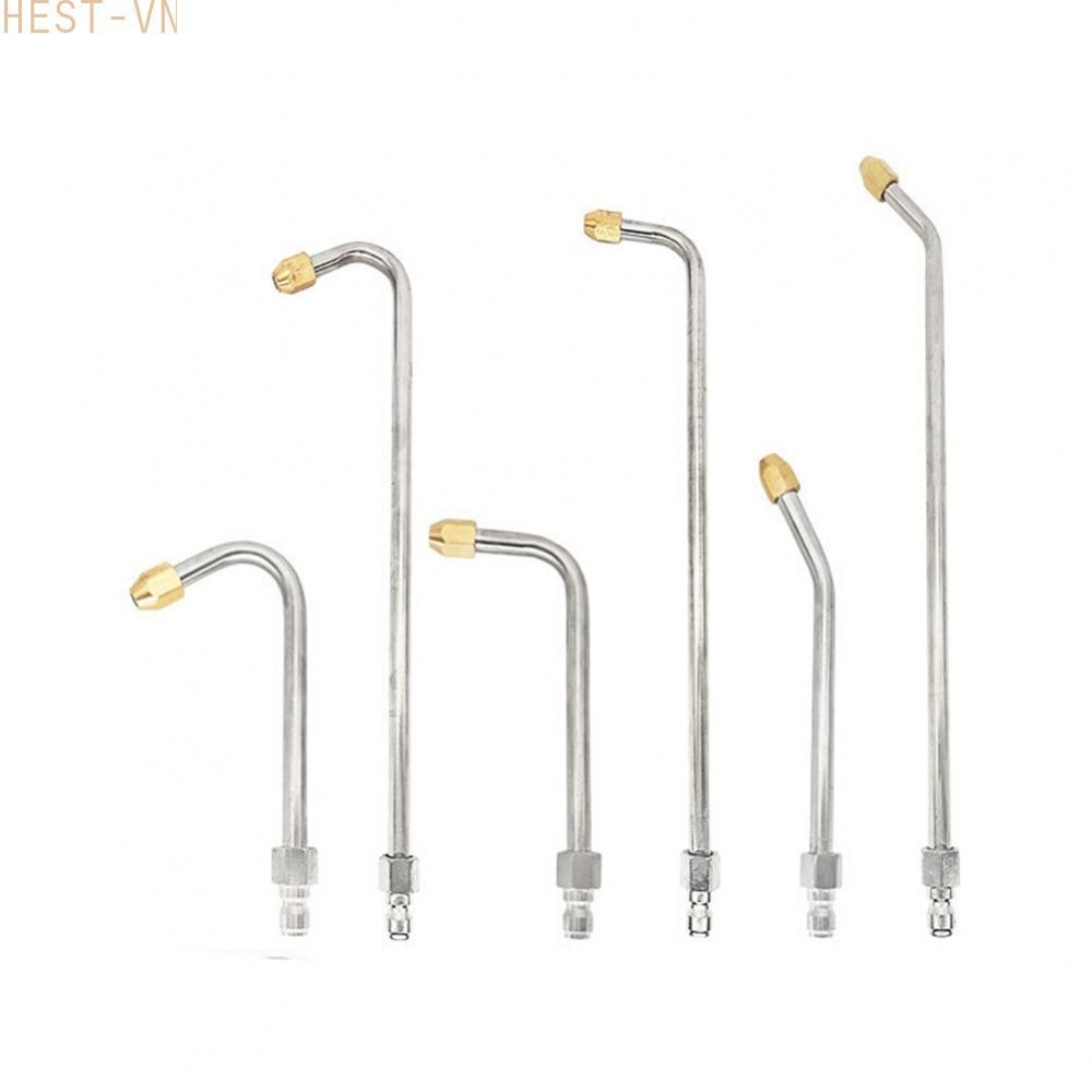 Pressure washer spray wand with 30 degree 90 degree and U shaped cleaning angles