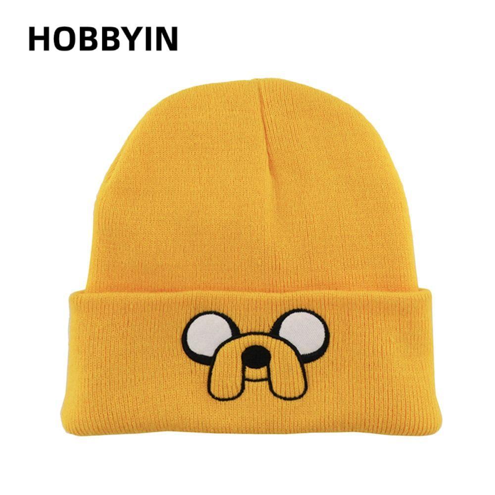 Mũ Beanie Hobb Yin dệt kim dày, co giãn, giữ ấm tốt cho mùa đông