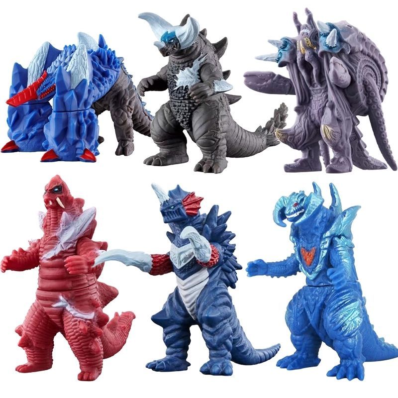 Sphiamos Fusion Monster Monster Toy Dekai Ultraman Soft Gum King Red Zavors Gomorrah Toy Capsule Toy