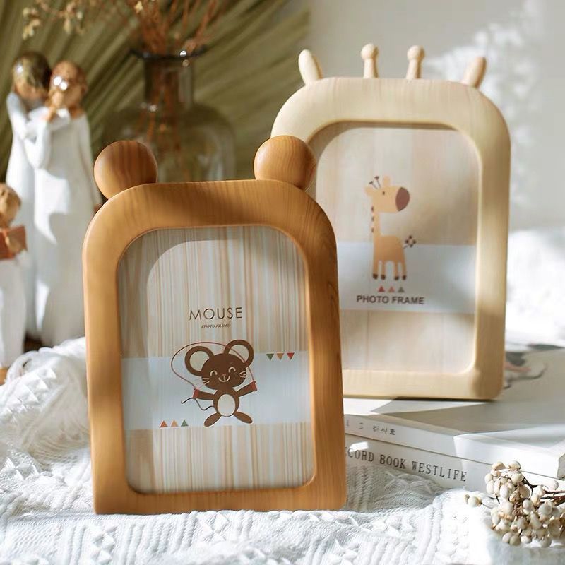 Hot Sale#ins Creative Style7Inch Photo Frame Display Stand Wall Hanging Cartoon Children's Photo Fra