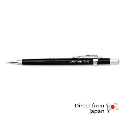 キテラ P205 sắc nét nước ngoài màu đen Pentel P205-AKS