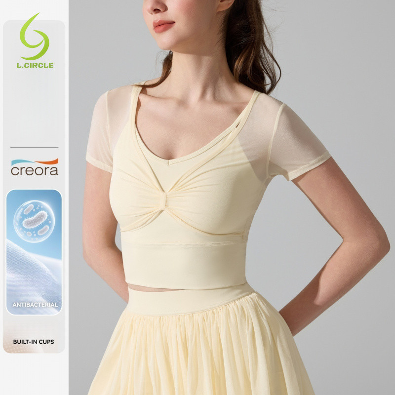 [L.CIRCLE] Yoga Sport Top Outdoors Slim Grenadines