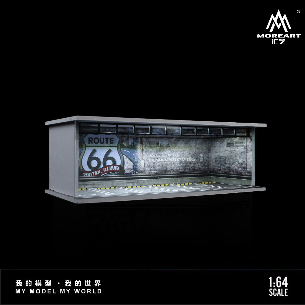 [ORDER] Mô hình diorama MOREART 1:64 Parking Lot No. 66 Lighted Model Set MO914060