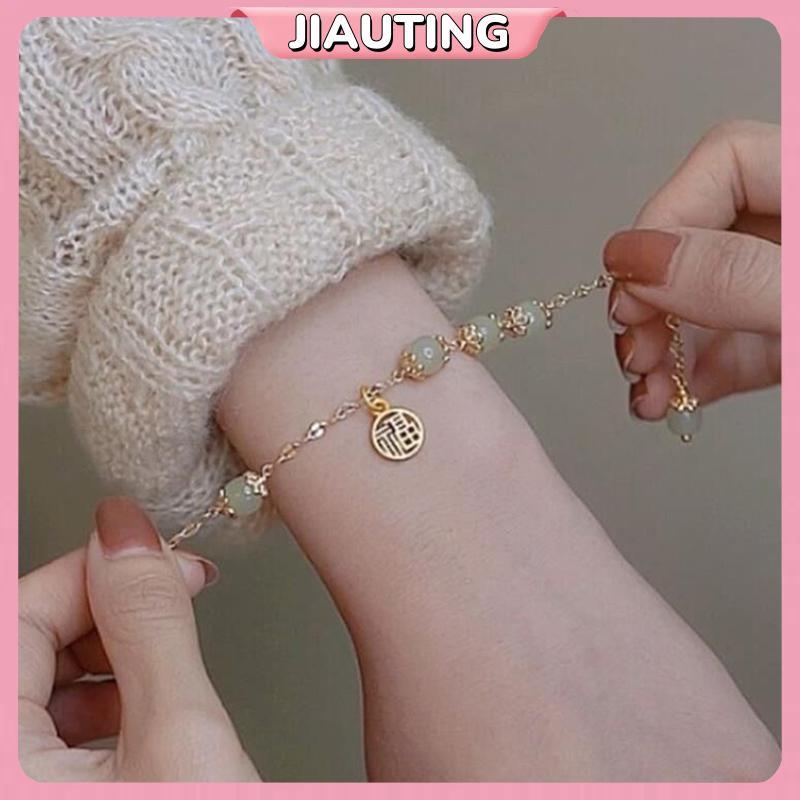 Vòng Tay Ngọc Lục Bảo Jiauting - Thiết Kế Sáng Tạo Cho Phụ Nữ Duyên Dáng