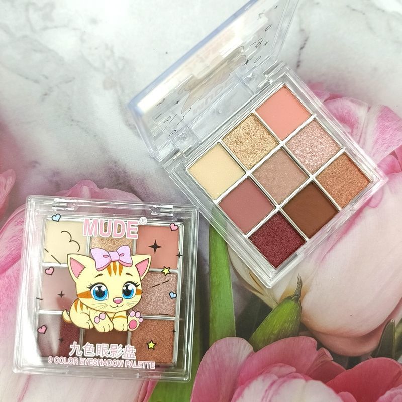 Bảng phấn mắt Mude Card Holder Cat 9 màu