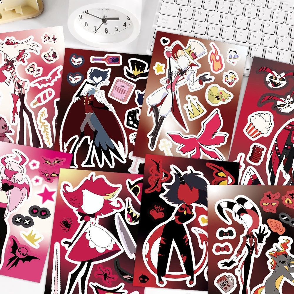 8 miếng dán Helluva Boss