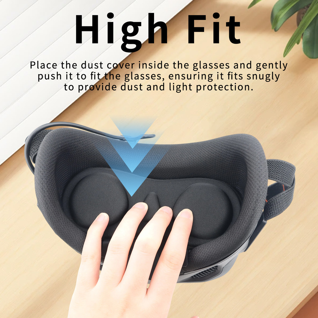 Tấm bảo vệ ống kính che bụi cho DJI Goggles N3, Nắp bảo vệ mềm chống bụi chống bụi