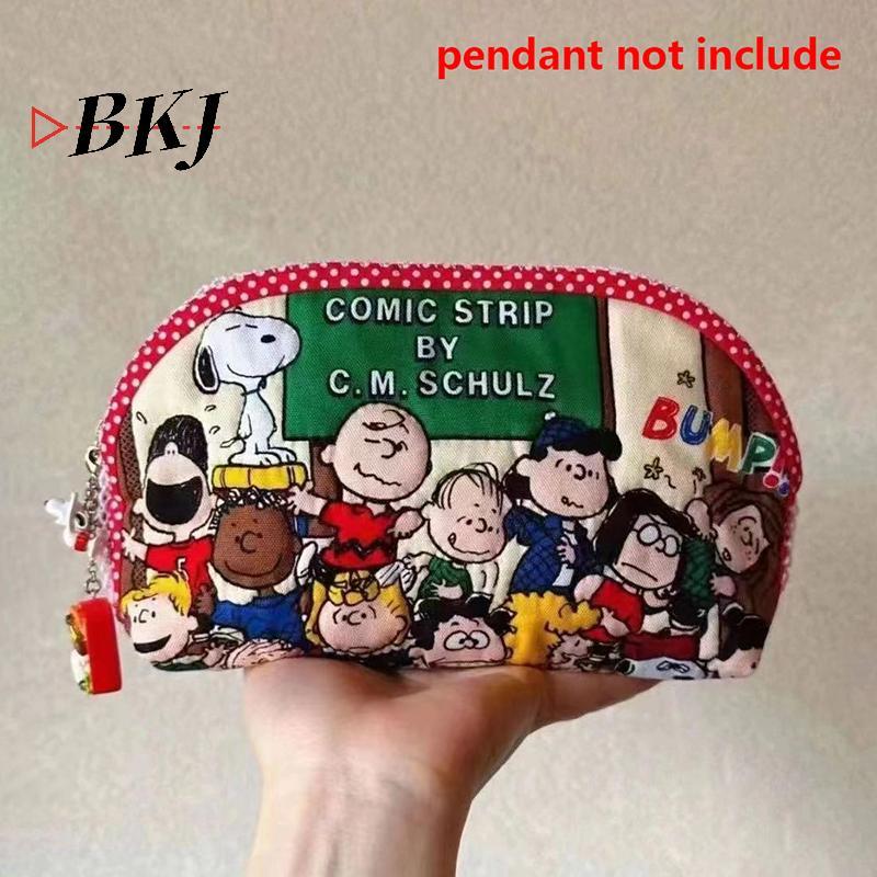 [KJ] Túi đựng bút in hình Snoopy dễ thương, Túi đựng đồ trang điểm dung tích lớn, Đồ dùng học sinh [