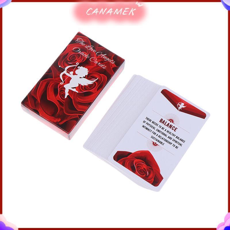 CANAMEK The Love Angels Oracle Cards - Romance De For Psychic Love Mối quan hệ lãng mạn English Visi