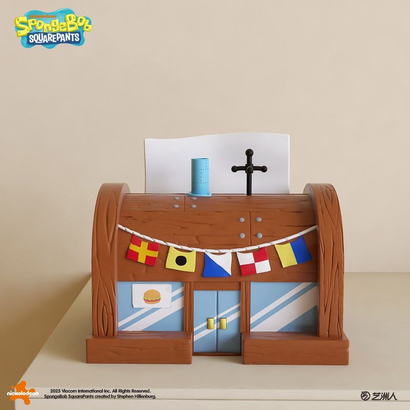 Sáng Tạo SpongeBob SquarePants Cua Boss Cua Pháo Đài Vua Phòng Khách Hộp Khăn Giấy Bàn Ăn Hộp Giấy T