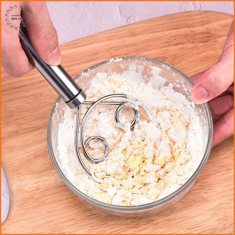 [LS] Máy trộn mì ống bằng thép không gỉ gia dụng Máy đánh bột trứng nhanh đa chức năng Máy đánh bột Máy trộn bánh mì Pasta Dụng cụ làm bánh nhà bếp [PH]