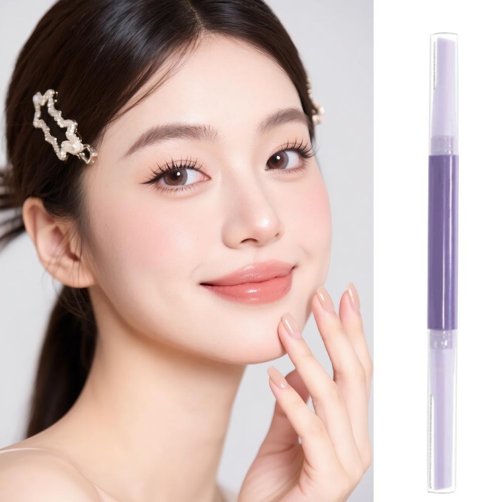 Máy tỉa lông mày hai đầu An toàn chống trầy xước Máy loại bỏ lông mày siêu nhỏ dành cho nữ R2d9 [TOT