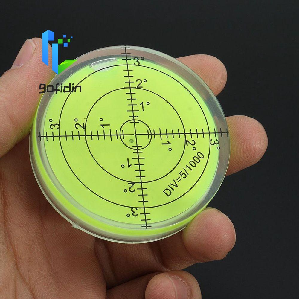 GOFIDIN Spirit Level Bulls Eye Mini Bubble Degree Mark Dụng cụ đo môi trường 32mm