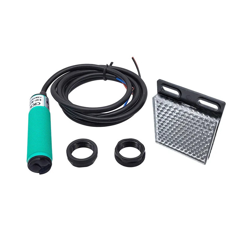 Công tắc quang điện phản quang phản quang phản quang E3F-R2N1 NPN PNP DC5-36V Phạm vi phát hiện 2m C