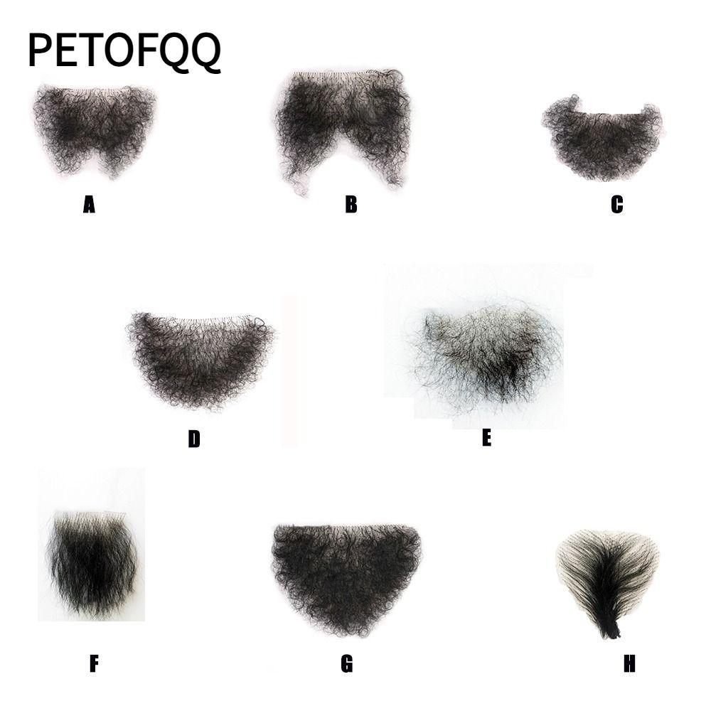 PETOFQQ Giả Tóc Riêng Nữ Búp Bê Silicon Temprature Sợi Handmade Giả Riêng Dán Vô Hình Dán