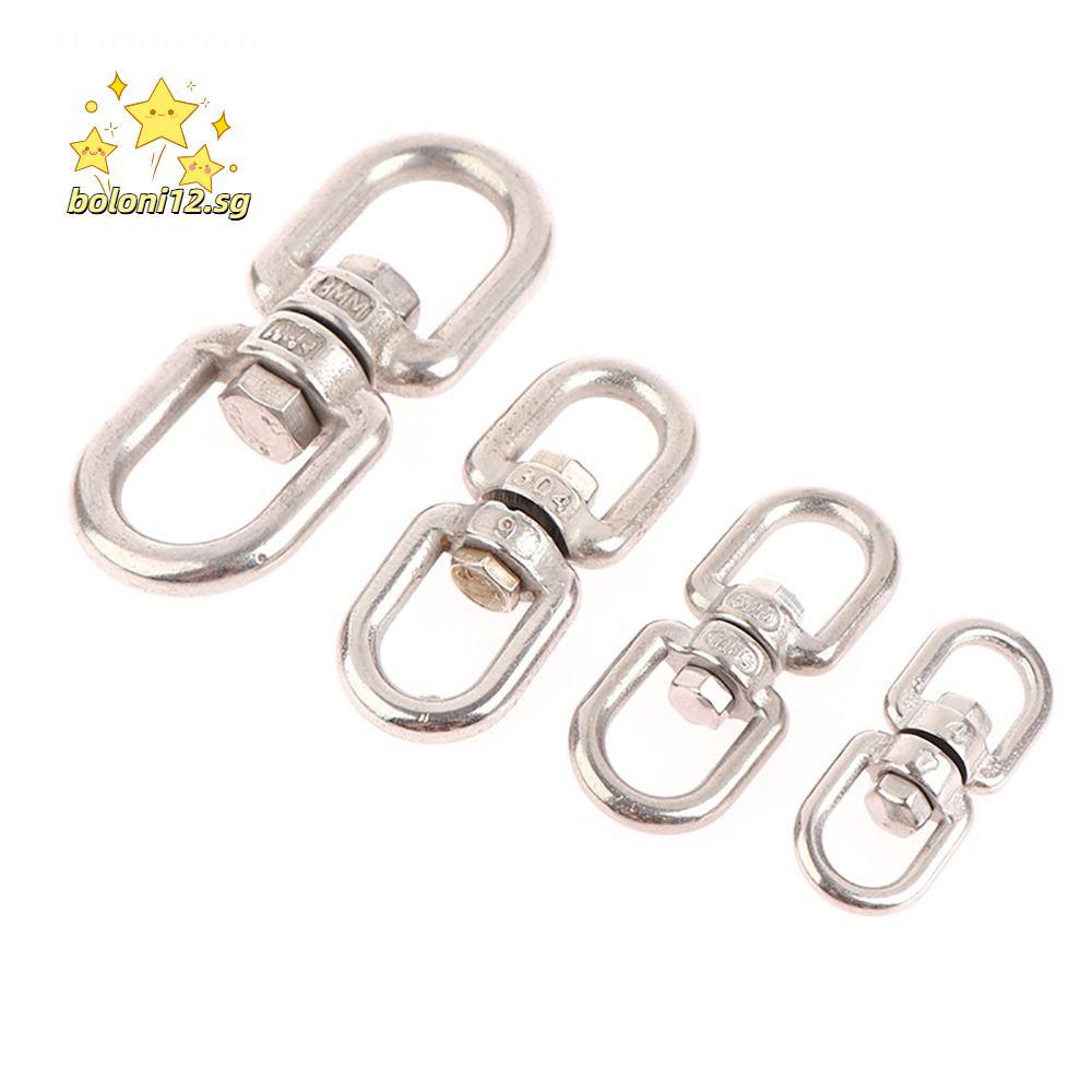 BOLONI12 1 Cái Móc Carabiner, Đầu nối mắt 4mm 5mm 6mm 8mm 8mm Móc vòng, Đa năng M4 M5 M6 M8 304 Neo 