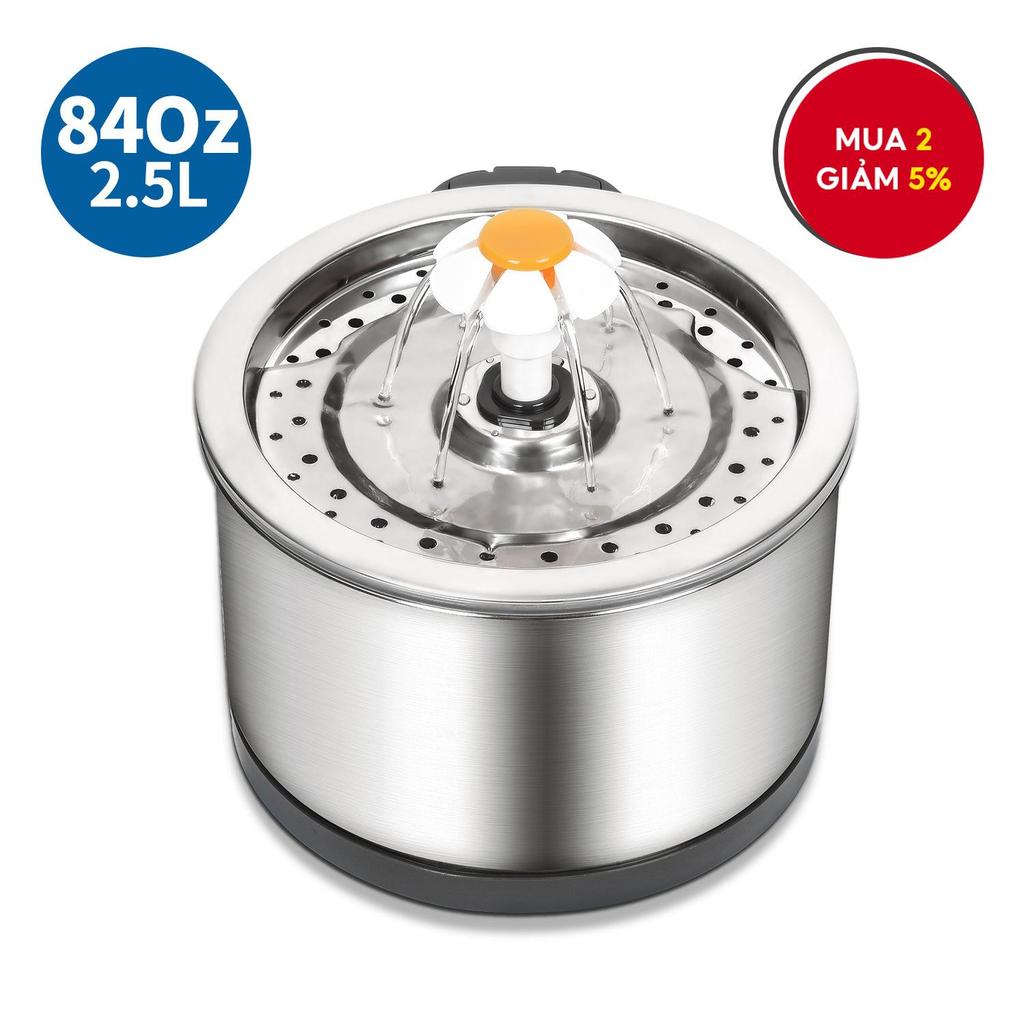 Petsmart Tự động cho Đài phun nước cho mèo Tự động tắt với đèn báo thông minh LED