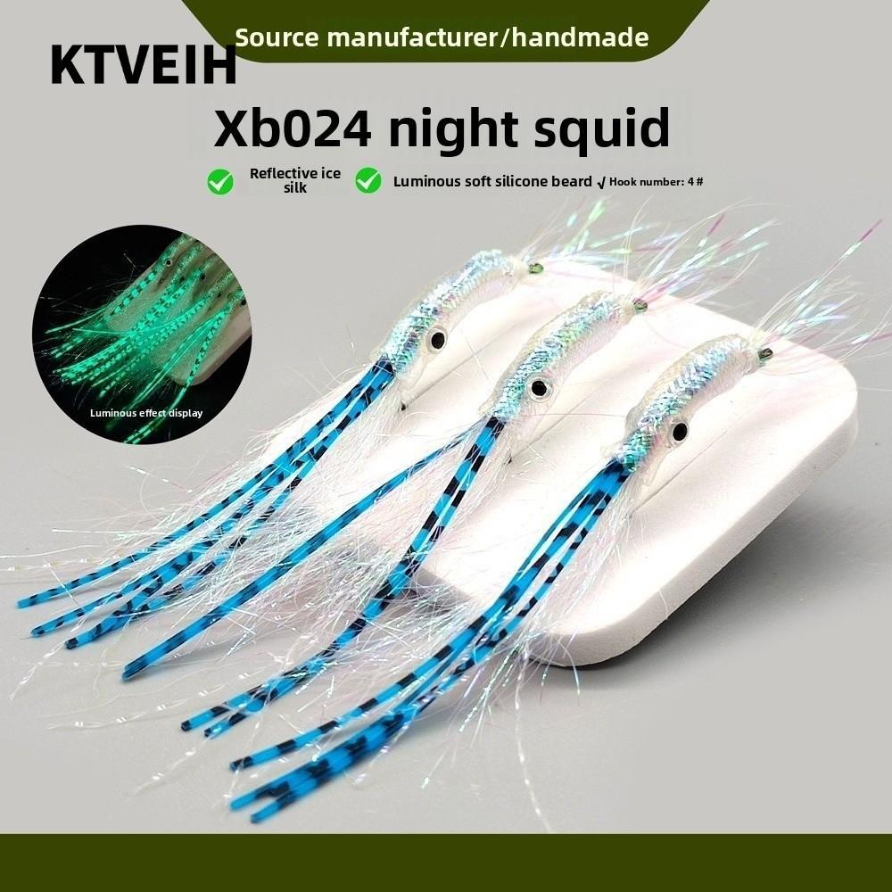 KTVEIH 5 Mồi Câu Cá Bằng Đồng và Rayon, Chất Liệu Rayon và Đồng, Dành Cho Câu Cá Stream với Thiết Kế