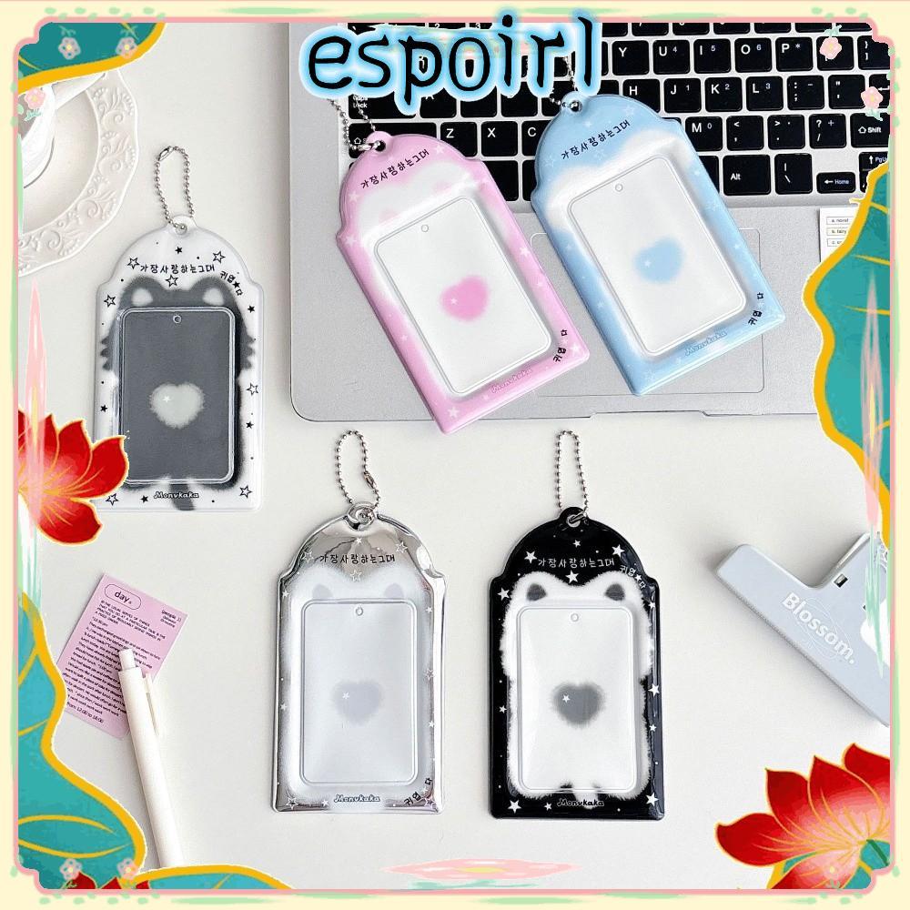 Hộp đựng thẻ ngoại vi ESPOIR Idol, Hộp đựng thẻ ảnh phong cách Ins 3 inch, Hộp đựng ảnh PVC trang tr