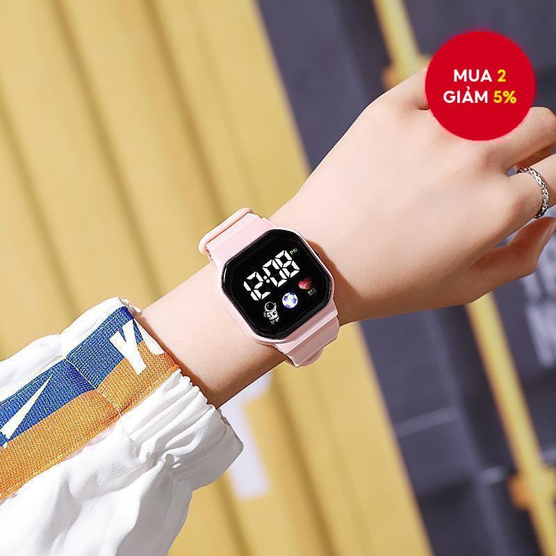 Đồng hồ điện tử chống nước thời trang dành cho nữ - Thiết kế thời trang đơn giản cho học sinh