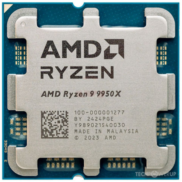 CPU AMD Ryzen 9 9950X ( AMD AM5 - 16 Core - 32 Thread - Base 4.3Ghz - Turbo 5.7Ghz - Cache 80MB ) Ne