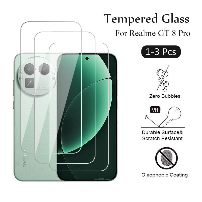 1-3 Chiếc Cho Realme GT 8 Pro GT8 7T 7 3 5 GT Neo 5 SE C85 Pro 4G 5G Kính Cường Lực Chống Cháy Nổ Bả