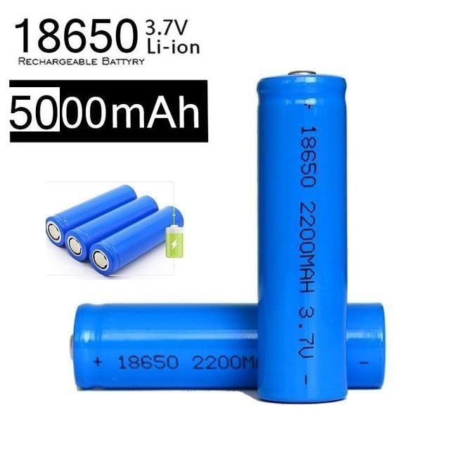 Pin Sạc Được ICR 18650 5000mAh 3.7V lắp vào các thiết bị điện tử, dùng cho Box sạc, cell laptop, đèn