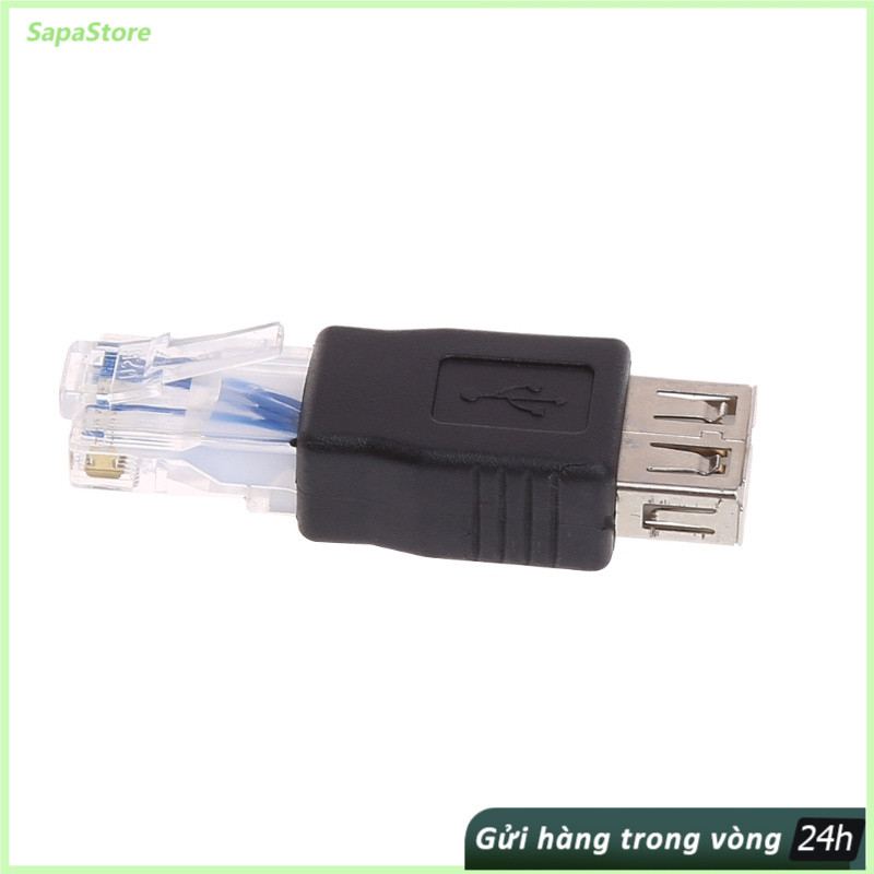 Cáp USB to LAN RJ45 kết nối nhanh Đầu chuyển đổi USB sang RJ45،Thay thế WiFi khi mạng không ổn định،