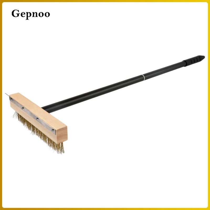 Bàn chải lò nướng Pizza dài Bàn chải nướng có thể tháo rời Bàn chải nướng nhà hàng ngoài trời