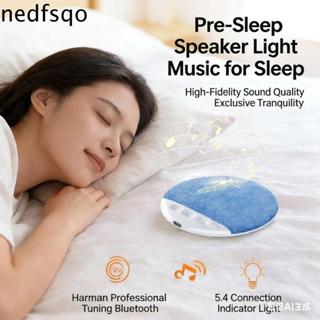 Loa Bluetooth dưới gối NEDFSQO, Máy âm thanh siêu mỏng Bluetooth 5.4, Máy nghe nhạc MP3 để ngủ ngon hơn Âm thanh nổi Mini HiFi Máy tiếng ồn trắng Giấc ngủ tốt hơn