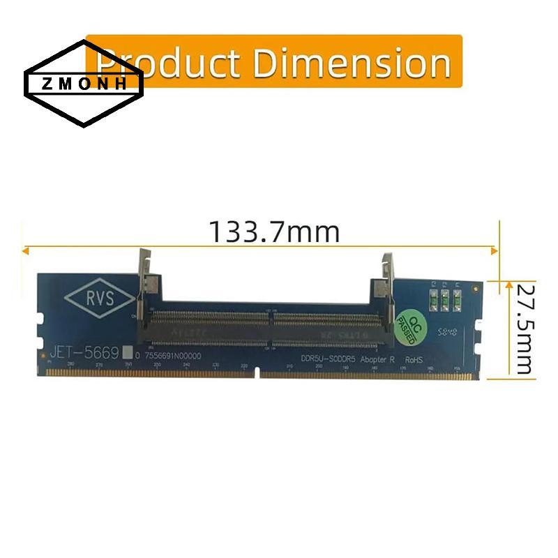 ZMONH Laptop DDR5 RAM Sang Máy Tính Để Bàn DDR5 U-DIMM Adapter Bảo Vệ Thẻ Nhớ Chuyển Đổi DDR5 Thẻ Nh