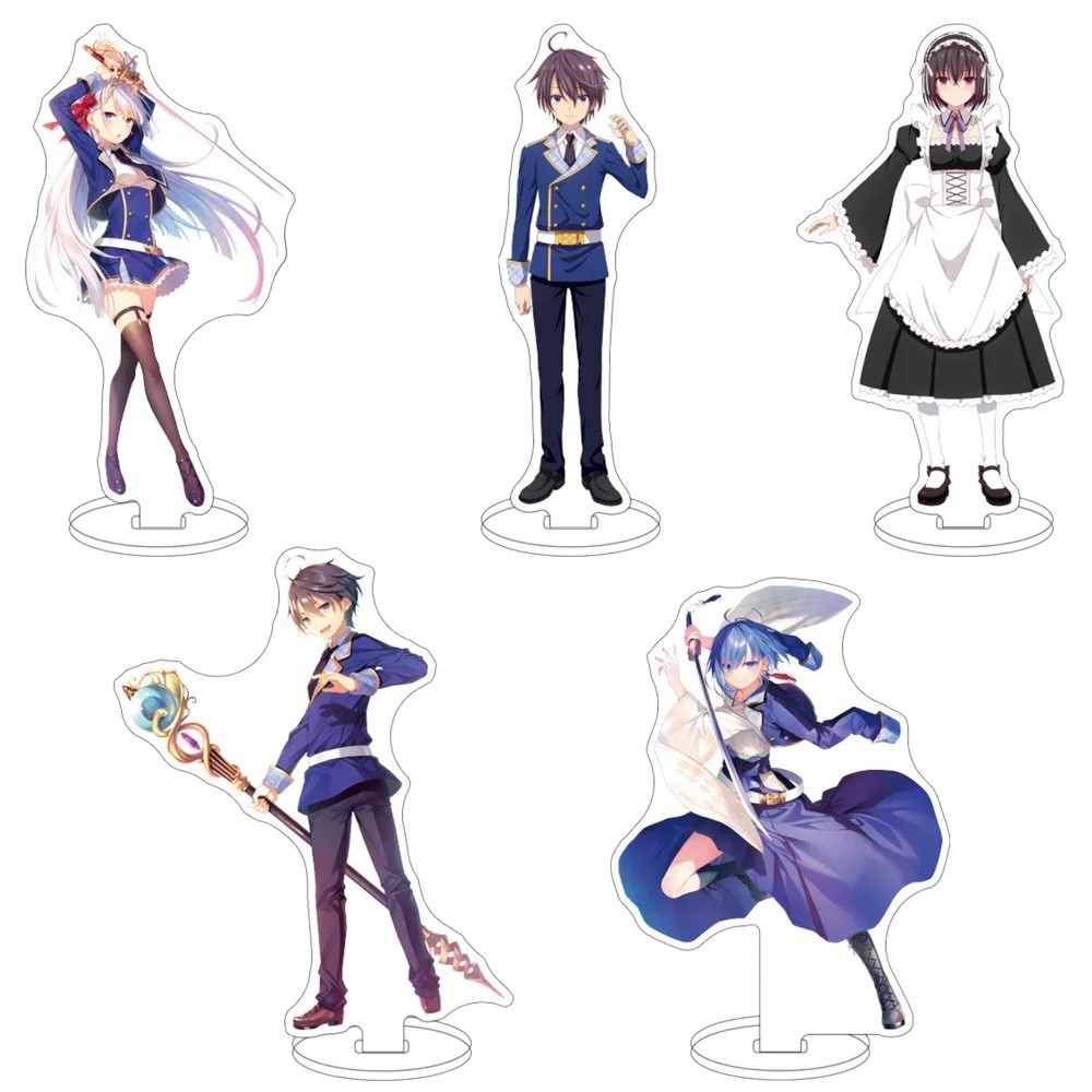 Standee Anime Thánh Kiếm Sư Học Viện Excalibur Mô Hình Acrylic Mica 15cm The Demon Sword Master of E