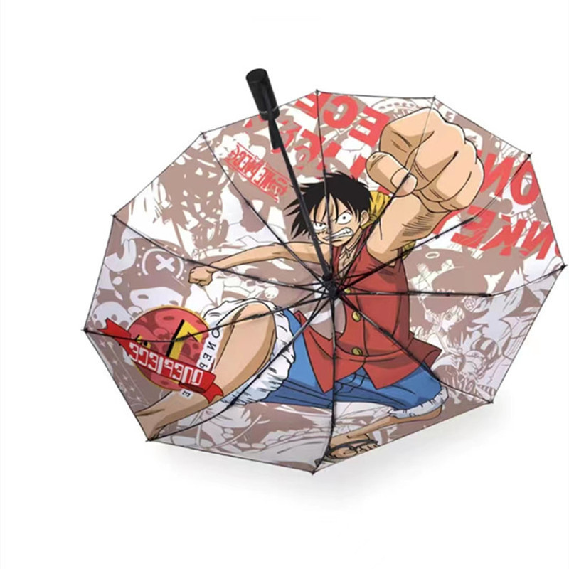 Ô gấp tự động hoạt hình One Piece, đồng thương hiệu với Quạt biển, ô chống nắng
