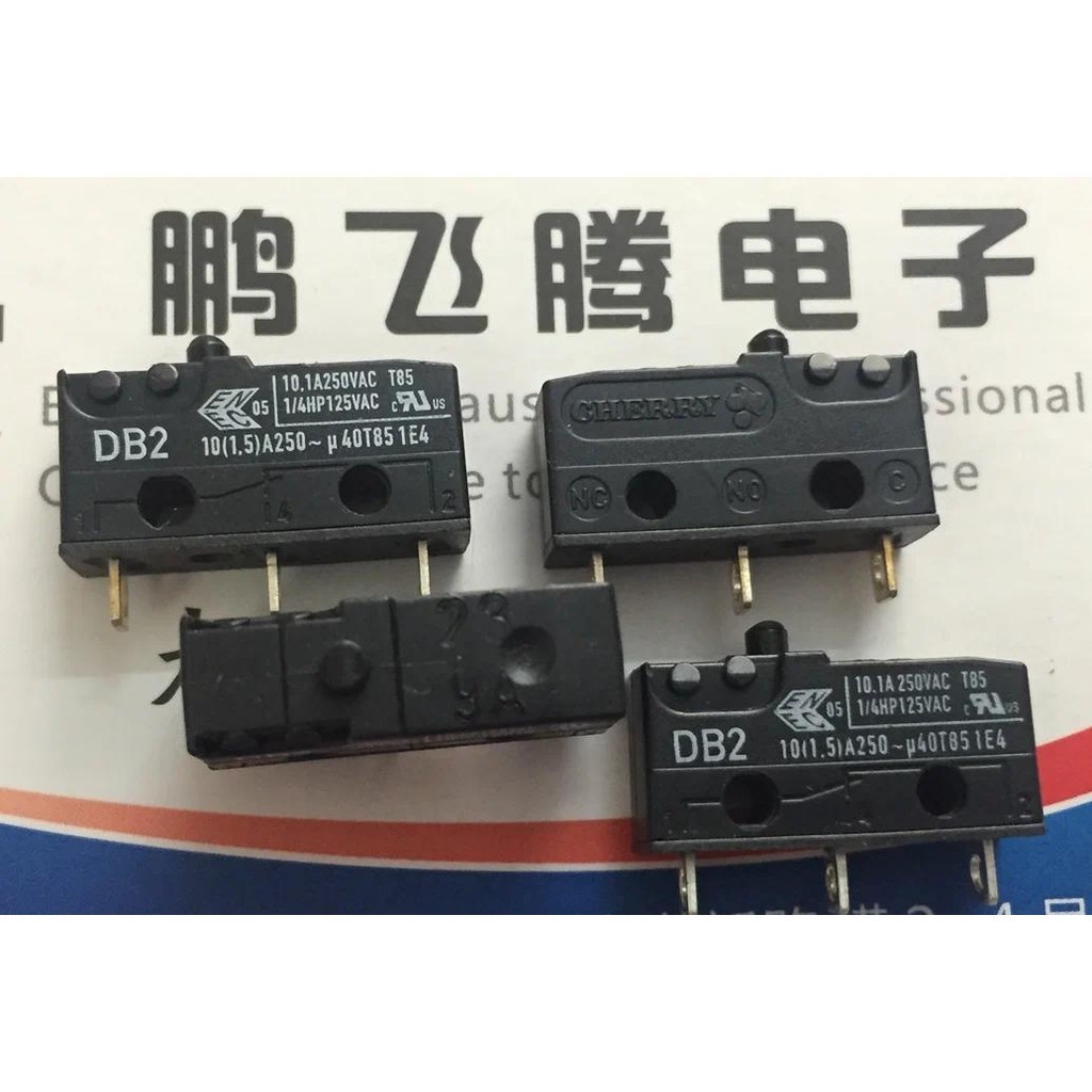 4 chiếc cho Cherry DB2 3feet dây hàn chân vừa công tắc vi mô nút đặt lại giới hạn 10.1A